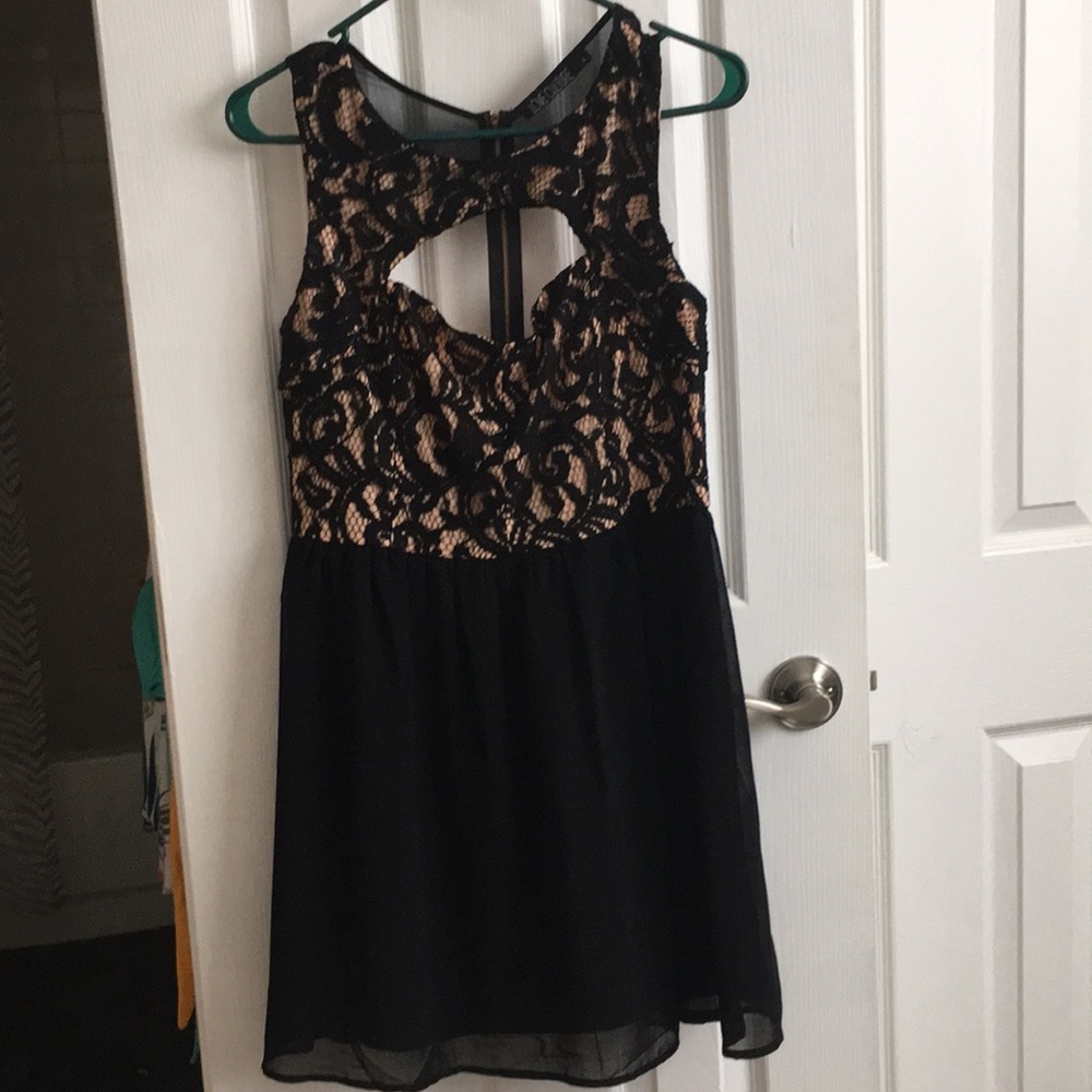 Laced cocktail dress